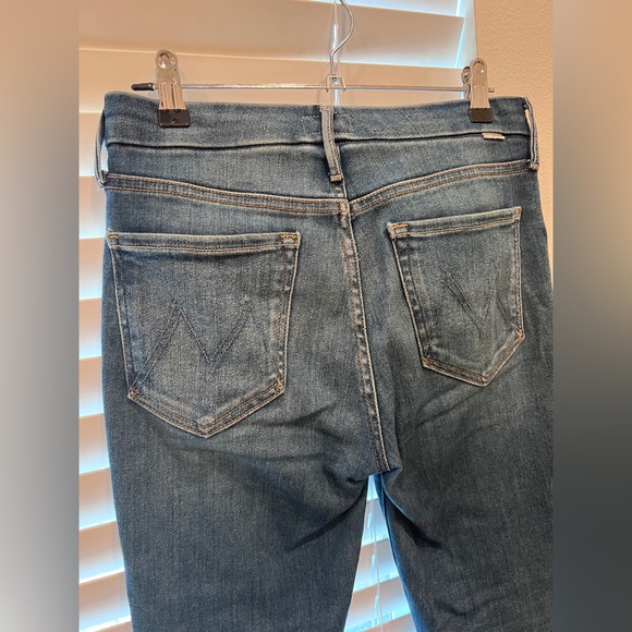 Mother The Looker High Waist Crop Skinny Jeans Size 26 - Picture 9 of 13